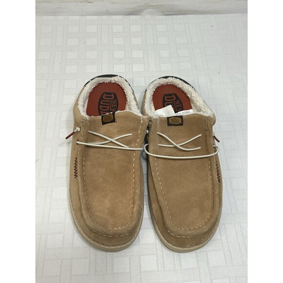 NEAR NU! Hey Dude Wally Warmth Men\'s Size 13 Slip-On Shoes 41869-205 Brown Shoes main image 13